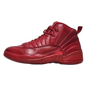 NIKE Air Jordan 12 Retro 'Bulls' Sz 12 Gym Red/Black Leather 130690-601